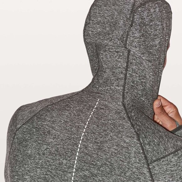 Lululemon Men's Surge Warm 1/2 Zip Hoodie - Grey - Picture 2 of 9